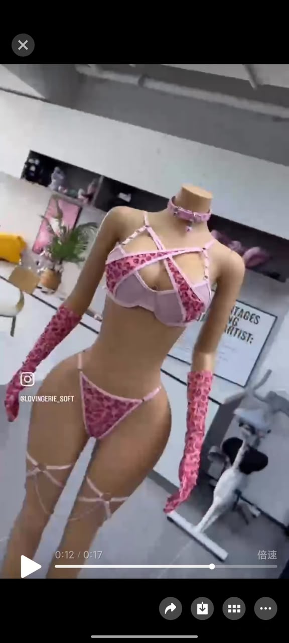 Sweetheart Fantasy™ 5-Piece Heart Print Lingerie Set – Adjustable Lace Mesh Bra & Panty